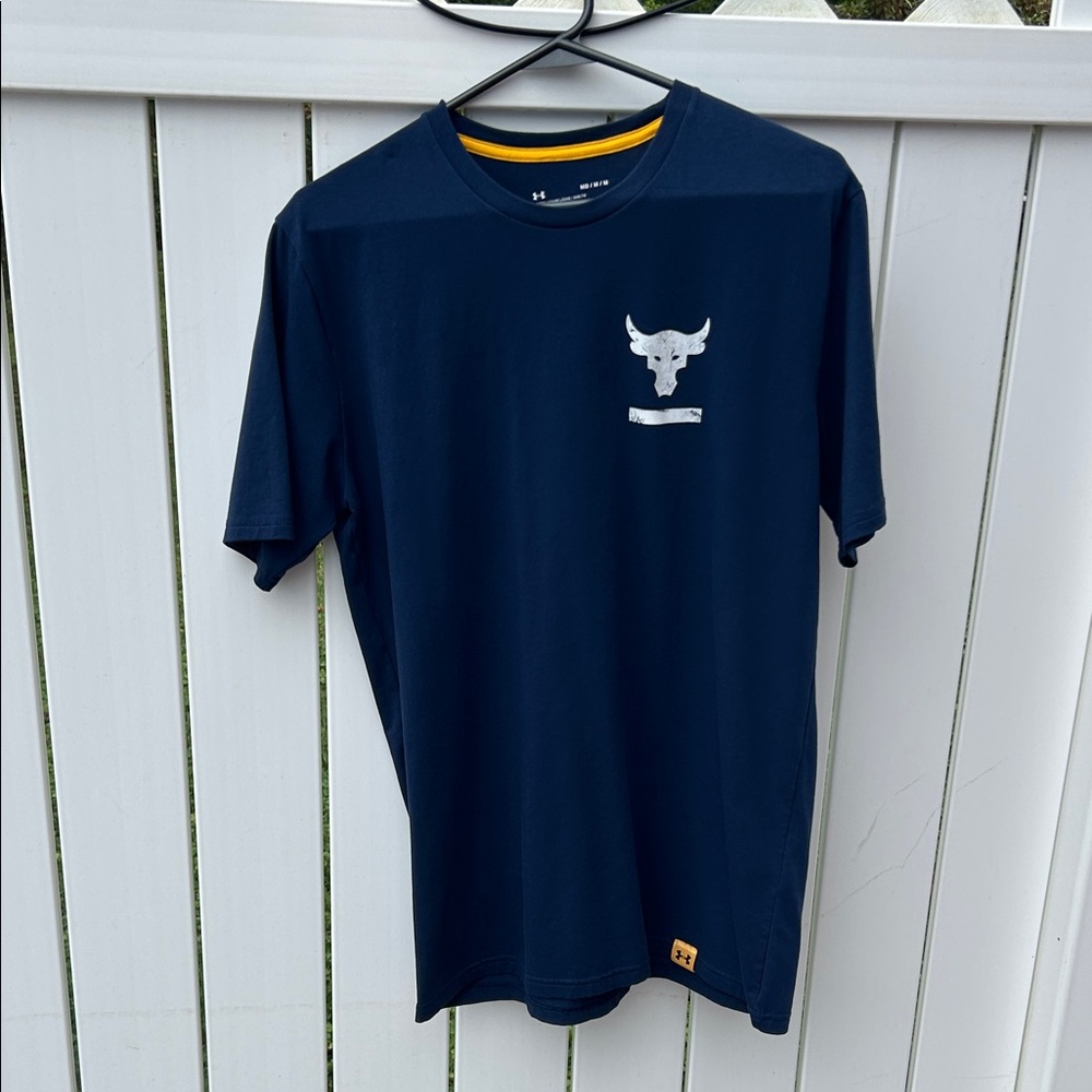 Under Armour Navy Bull Graphic Tee